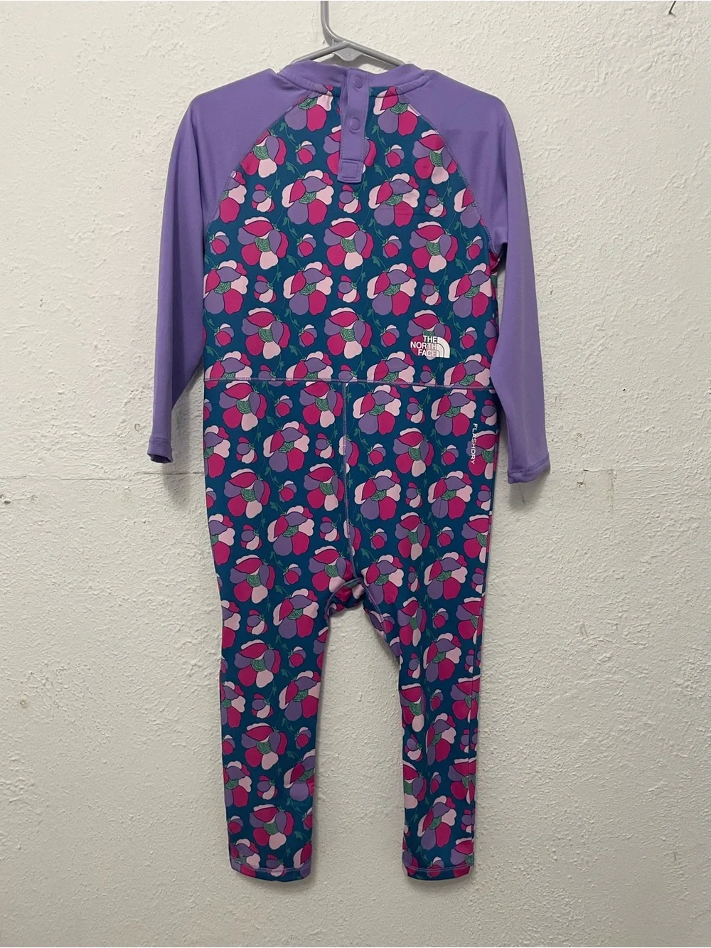 The North Face Amphibius Sun Rash Guard  Swimsuit Baby Girls 18-24 Months New